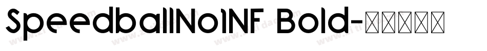 SpeedballNo1NF Bold字体转换